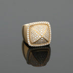 Fred Pain de Sucre Diamonds & 18K Yellow Gold Signet Ring