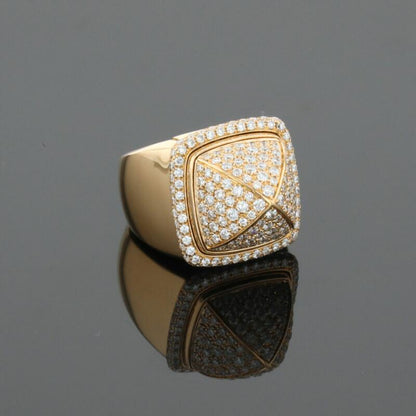 Fred Pain de Sucre Diamonds &amp; 18K Yellow Gold Signet Ring