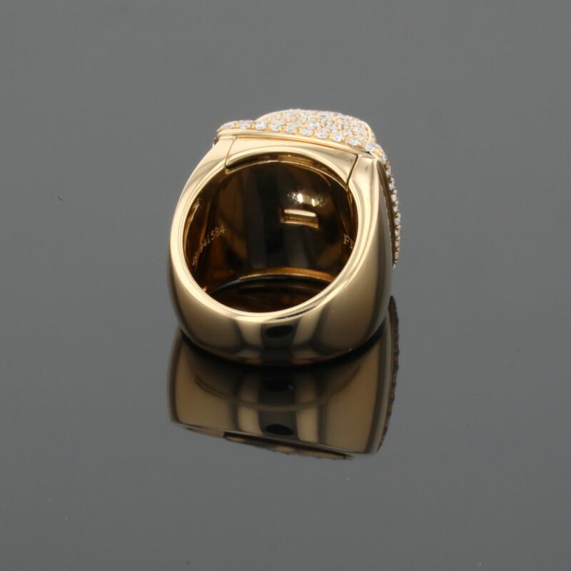 Fred Pain de Sucre Diamonds &amp; 18K Yellow Gold Signet Ring