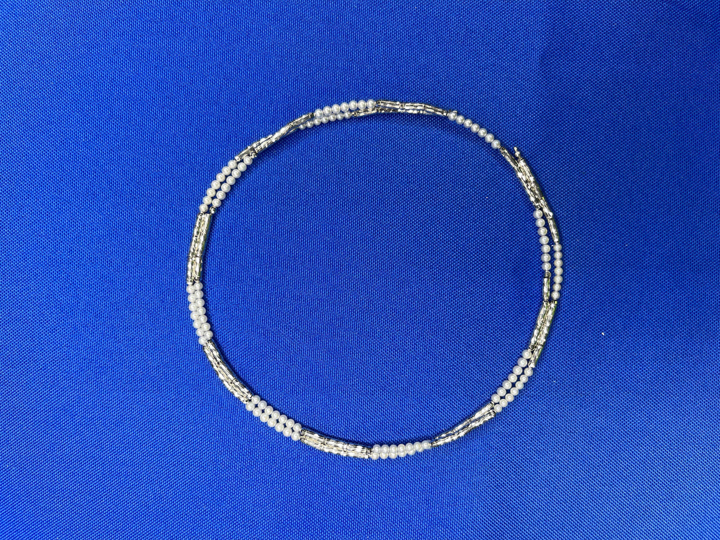 18k white gold white akoya pearl adjustable magnetic choker necklace bracelet