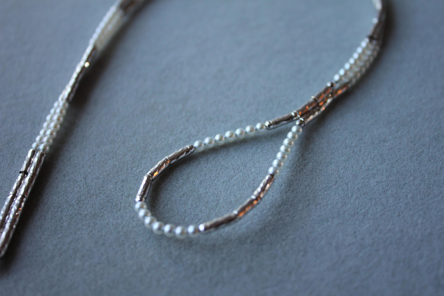 18k white gold white akoya pearl adjustable magnetic choker necklace bracelet