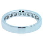 1 Cts Diamond Pave Eternity Wedding Age мерейтойлық сақинасы ақ алтыннан жасалған сақина