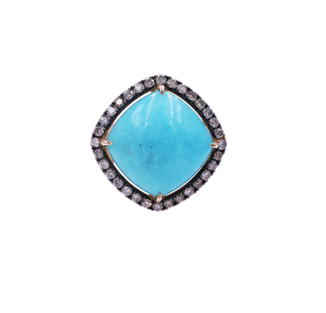 Amazonite Night - Ring
