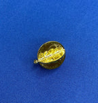 American USA Vintage Dollar Coin Curb Link Yellow Gold Vermeil Sterling Silver C