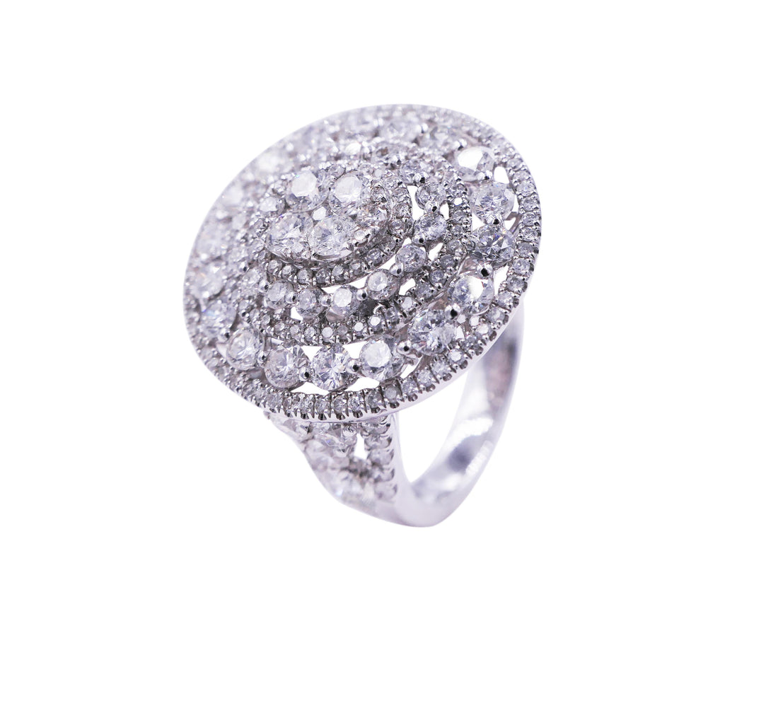 Art Deco Halo - Ring