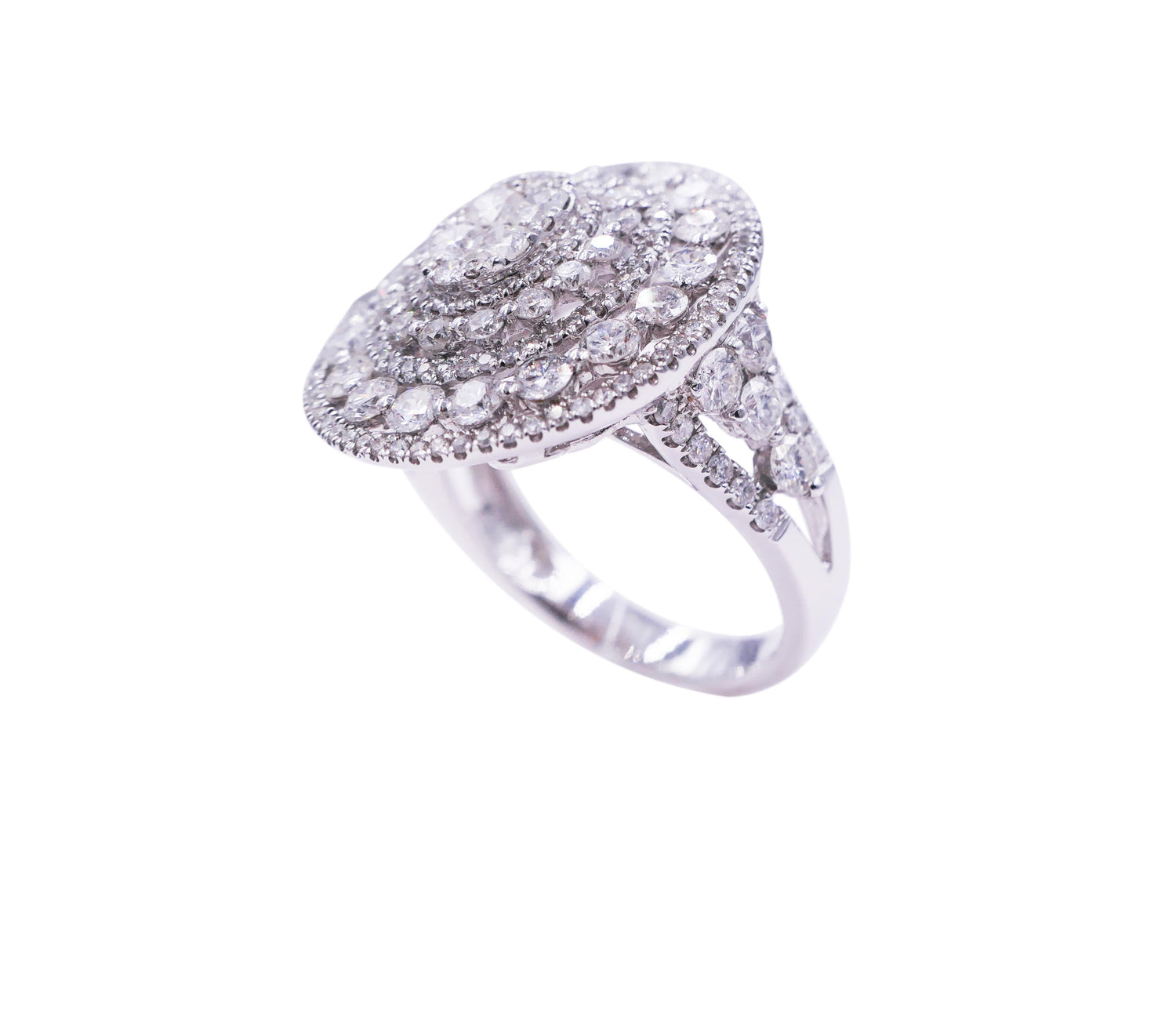Art Deco Halo - Ring