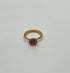 Diamond Cluster Pave Set 14K Rose Gold Statement Fashion Minimalistic Ring