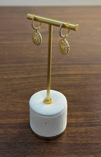 Sun Ray Solar Burst Diamonds Pave Halo 14K Yellow Gold Statement Earrings
