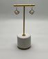 Lemon Quartz Checkerboard Diamond Halo 14K Yellow Gold Statement Earrings