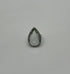 Pear Teardrop Light Blue Topaz White Diamonds Halo 14K White Gold Statement Ring