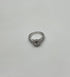 Round Shape Brilliant Cut Diamond Halo Pave Set 18K White Gold Engagement Ring