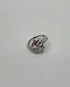 Floral Flower Bouquet White Diamonds 14K White Gold Statement Cocktail Ring