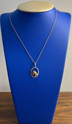 Diamond Leopard Jaguar Panther Halo 14K Rose Gold Pendant Medallion Necklace