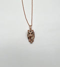 Panther Leopard Jaguar Lion 14K раушан алтын жасыл зүбәржат көз алқасы