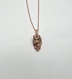 Panther Leopard Jaguar Lion 14K раушан алтын жасыл зүбәржат көз алқасы