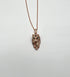 Panther Leopard Jaguar Lion 14K Rose Gold Green Emeralds Eye Pendant Necklace