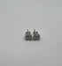 Diamond Cluster Pave Set Halo Set 14K White Gold Stud Earrings