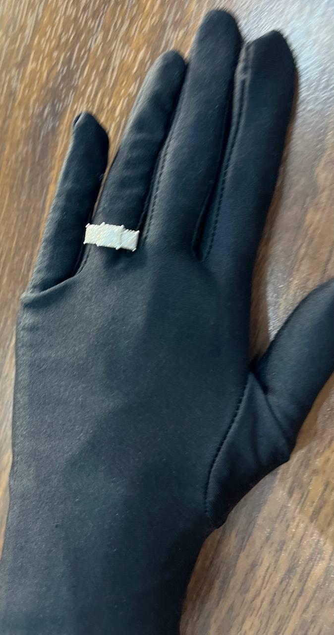 Diamonds Pave Set Cluster Square Halo Three Stone 14K White Gold Statement Ring