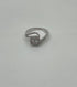 Diamonds Pave Set Round Cluster Halo 14K White Gold Statement Bypass Spiral Ring