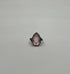 Pear Teardrop Shape Faceted Pink Rose Quartz Diamond Halo 14K Rose Gold Ring