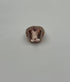Shield Kite Shape Peach Pink Morganite Diamond Halo 18K Rose Gold Fancy Ring