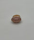 Pink Rose Quartz Fancy Cabochon Diamond Halo Waves 18K Rose Gold Cocktail Ring