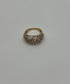 Diamond Spiral Waves Sculptural 14K Yellow Gold Statement Cocktail Ring