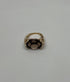 Oval Shape Brown Smoky Quartz 14K Yellow Gold Statement Cocktail Ring