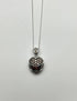Heart Shape Champagne Brown Cognac Diamonds White Gold Chain Pendant Necklace