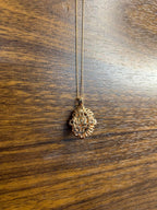 White Yellow Opal Black Diamond Halo Peach Morganite Rose Gold Pendant Necklace