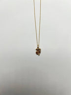 Small Dainty Minimalistic Dolphin 14K Yellow Gold Animal Chain Pendant Necklace