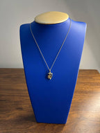 Small Dainty Minimalistic Dolphin 14K Yellow Gold Animal Chain Pendant Necklace