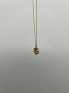 Small Dainty Minimalistic Dolphin 14K Yellow Gold Animal Chain Pendant Necklace