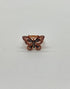 Butterfly White Champagne Brown Diamonds 14K Rose Gold Statement Fun Ring