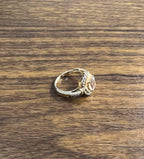 Oval Light Pink Peach Morganite Halo White Champagne Cognac Diamonds Gold Ring