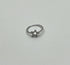 Star White Diamond Brilliant 14K White Gold Dainty Fun Statement Ring