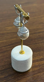 White South Sea Pearl Diamond Pave Drop 18 Karat White Gold Statement Earrings