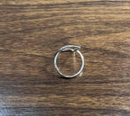 Rectangle Diamond Perimeter Geometric 14 Karat White Gold Statement Ring