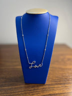 Love Romance Romantic White Diamond 18 Karat White Gold Finger Necklace Pendant