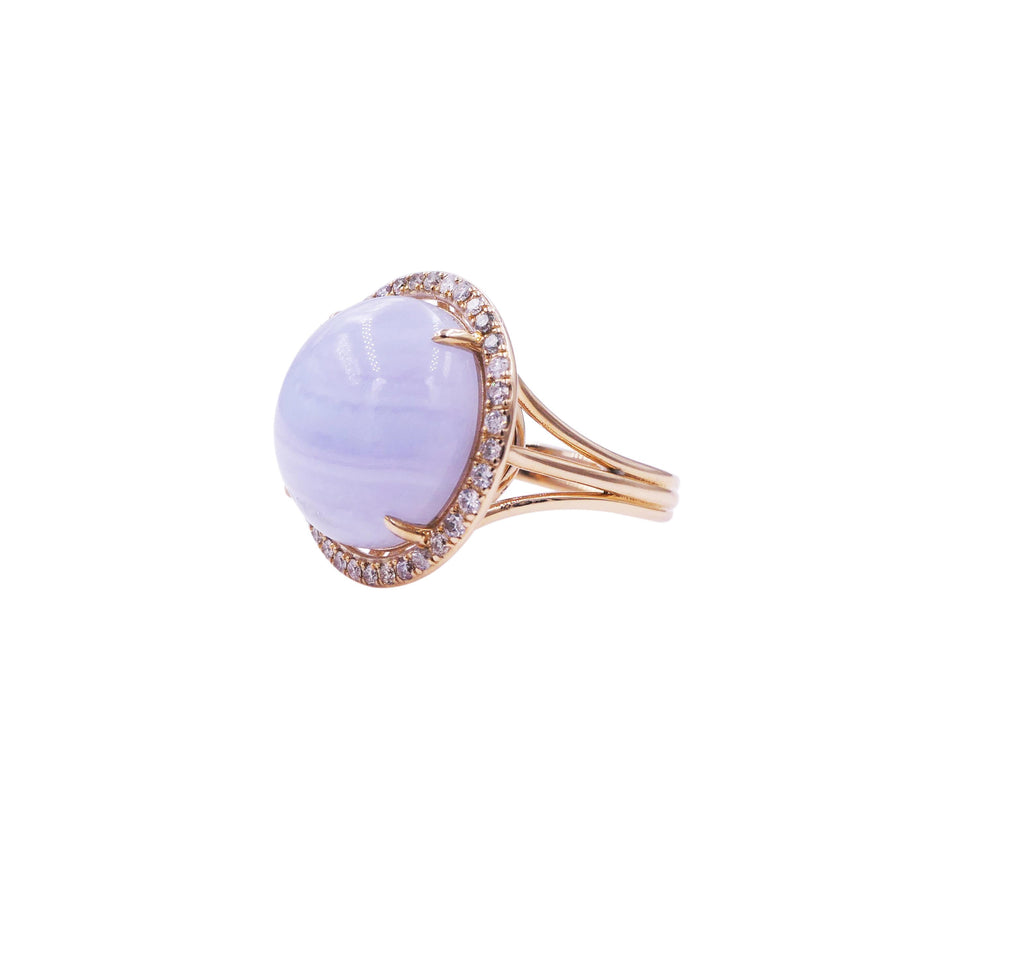 Blue Chalcedony Sky - Ring