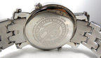 Blue Sapphire & Diamonds Pave Dial Luxury Swiss Quartz Exotic Leather Band Watch