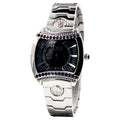 Blue Sapphires & Diamond Pave Dial Luxury Swiss Quartz Bracelet Watch
