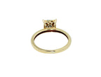 Brilliant Cut Diamond Square Princess Shape Halo Illusion Halo Pave Set Engageme