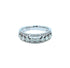 Brilliant White Diamond Three Row Pave Set Cocktail Statement Fashion Wedding Ba