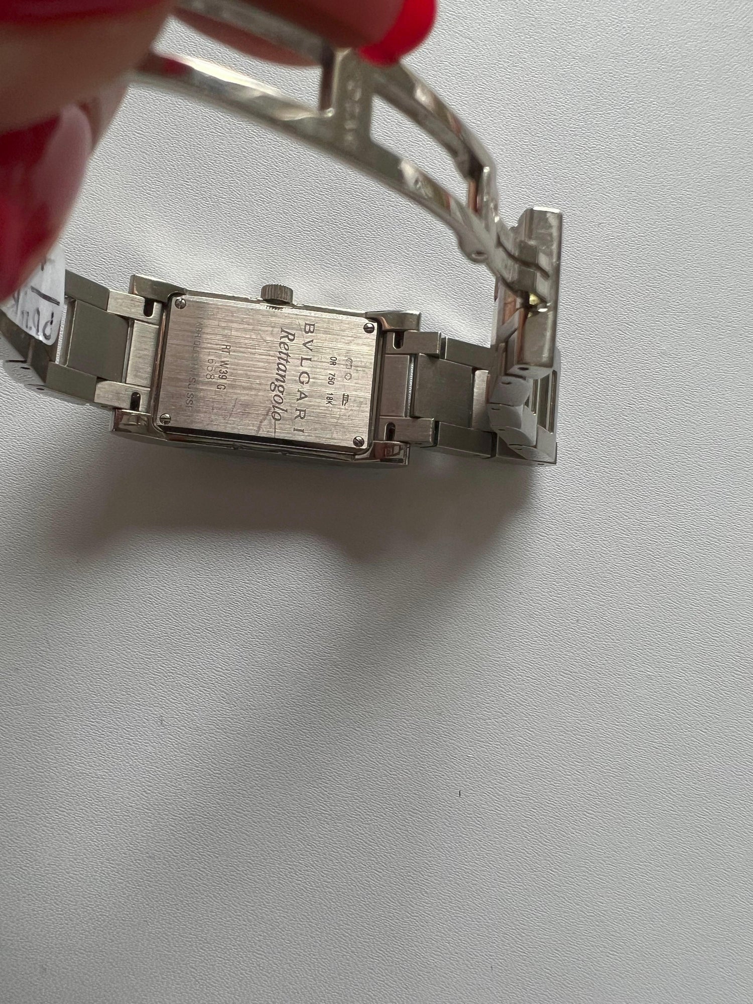 Bvlgari Assioma Diamond Dial 18 Karat White Gold Watch