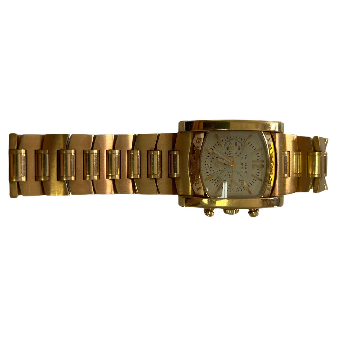 Bvlgari Bulgari Assioma 18 Karat Yellow Gold Large Dial Watch