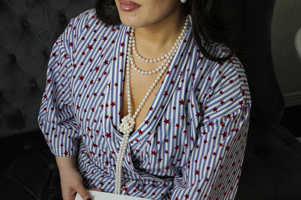 Classic White Cultured Japanese Akoya Opera Pearl Luxury Necklace 30 inches Long