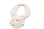 Classic White Cultured Japanese Akoya Pearl Luxury Glow Necklace 48 inches Long