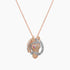 Horse Stallion Pony Diamond Pave & Ruby 18K Rose & White Gold Pendant Necklace