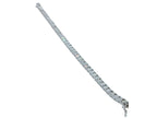 Diamond 7.5 Carat Tennis Line Classic Fashion 14 Karat White Gold Bracelet